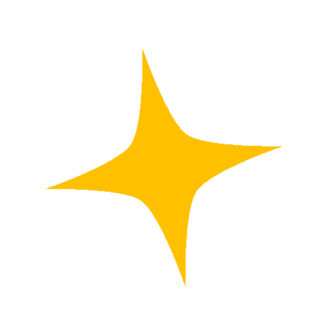 Yellow Star with Flashing Shine GIF