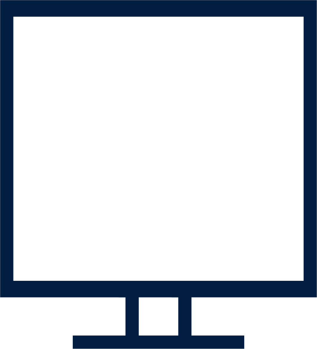 Icons - Computer - Navy Blue