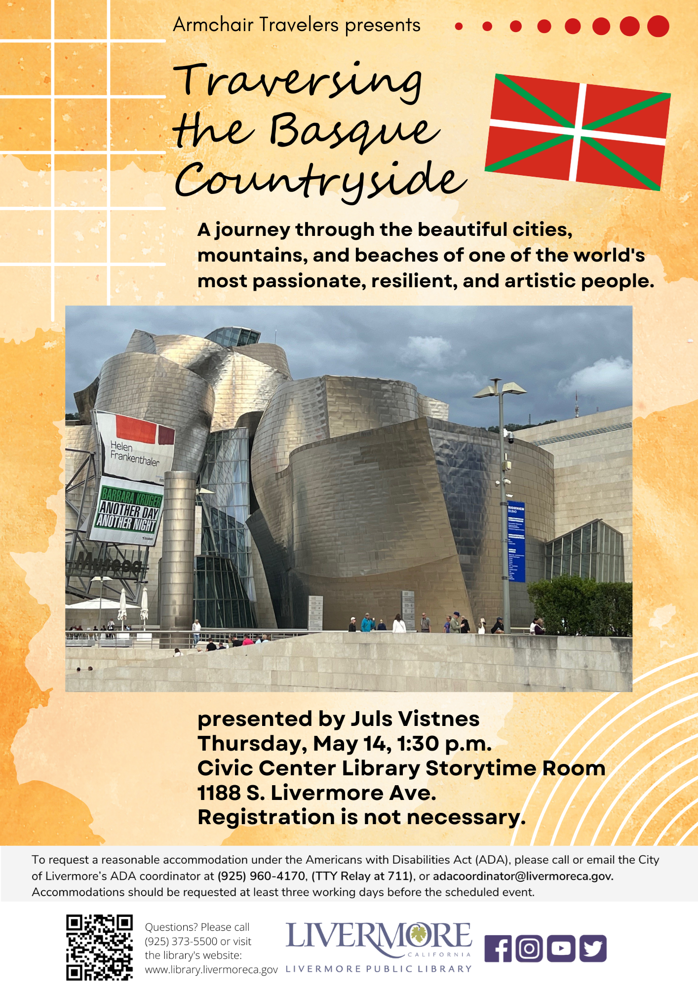 Livermore Public Library: Armchair Travelers: May 2026