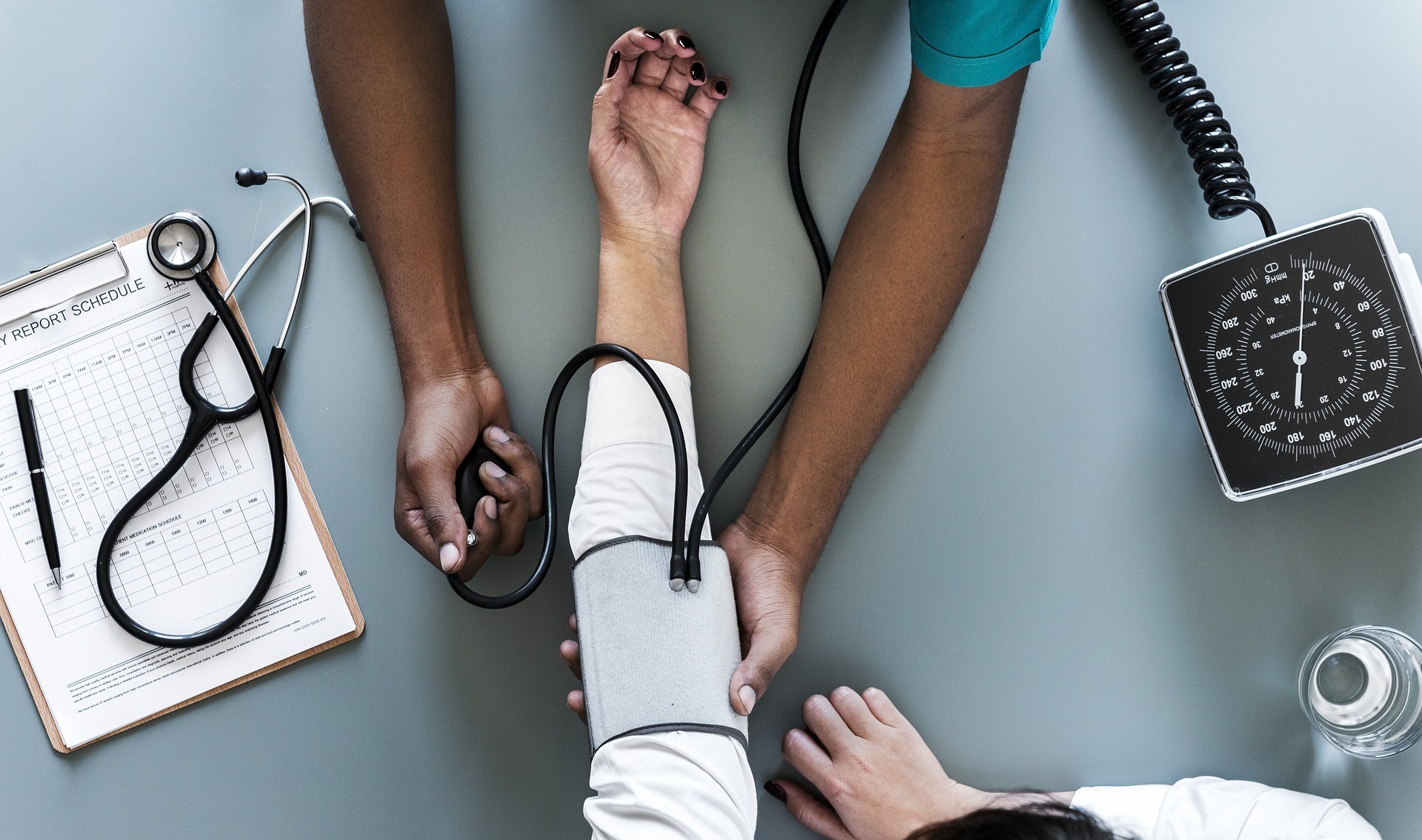 medical professional with patient medical professional with patient