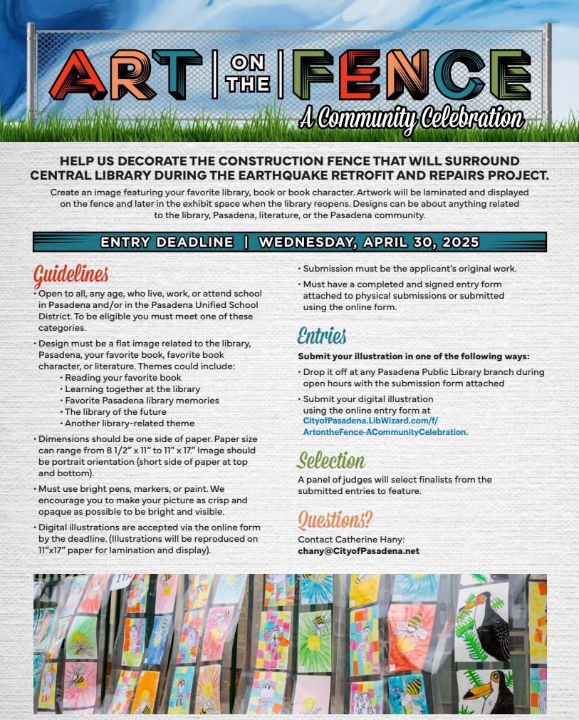 Art on the Fence Flyer Art on the Fence Flyer