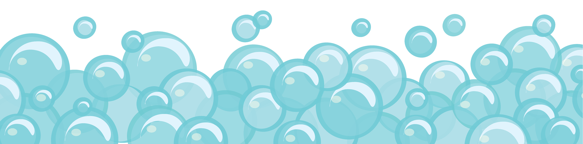 Backgrounds - Bubbles Border - Blue