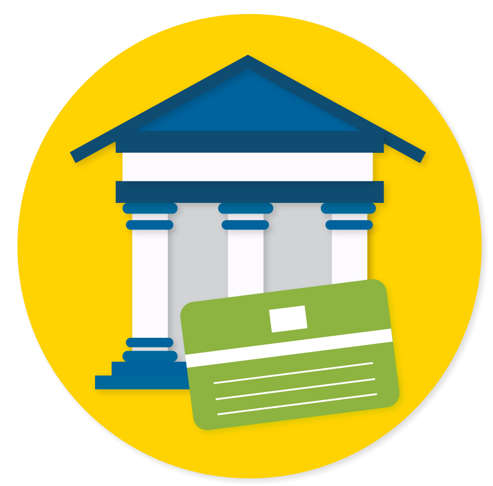 Icons - Museum Passes Library Card Tickets - Yellow Circle