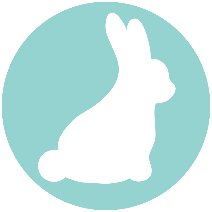 Icons - Rabbit Circle - Blue