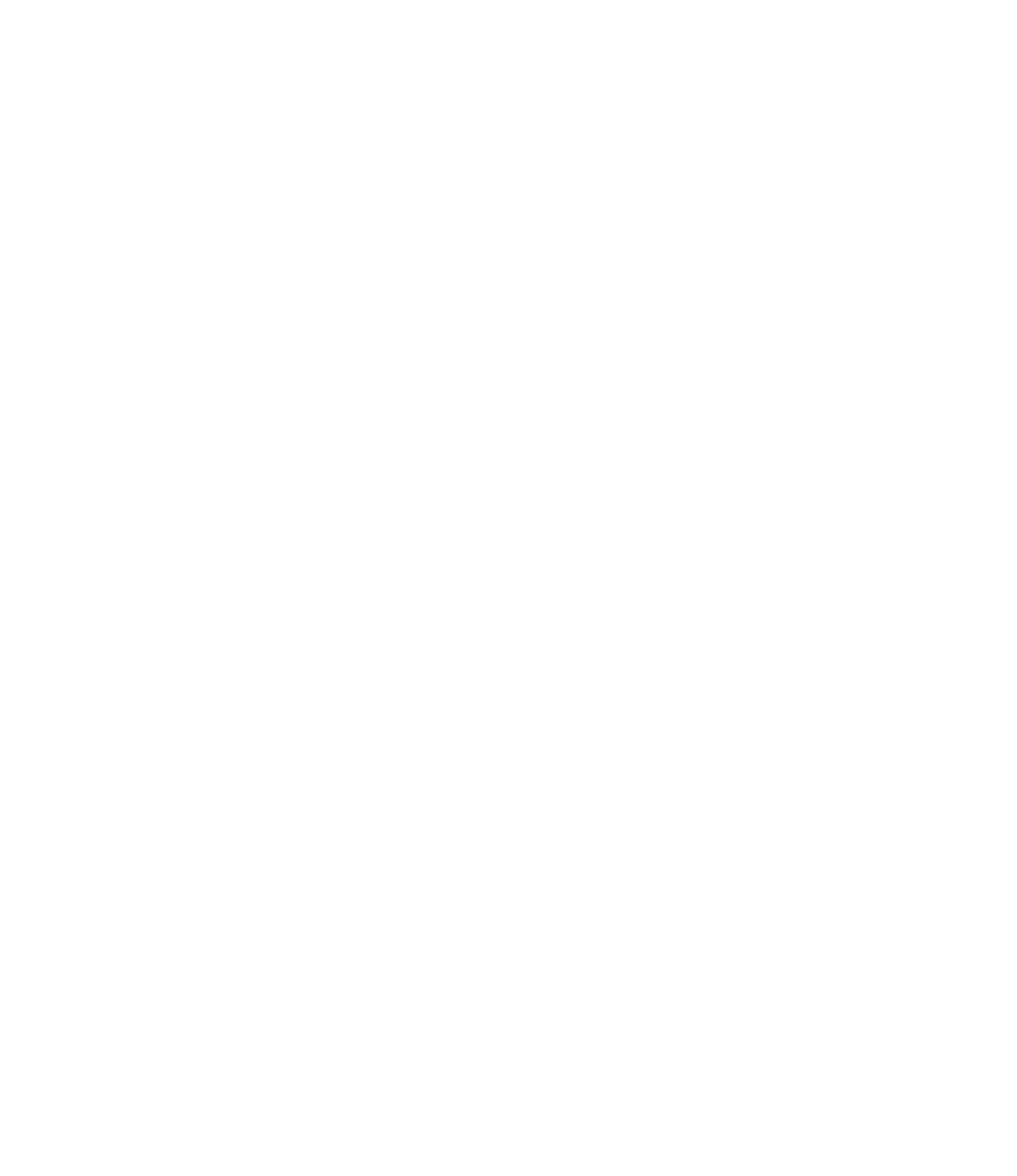 Backgrounds - Valentine's Day Heart Pattern - White