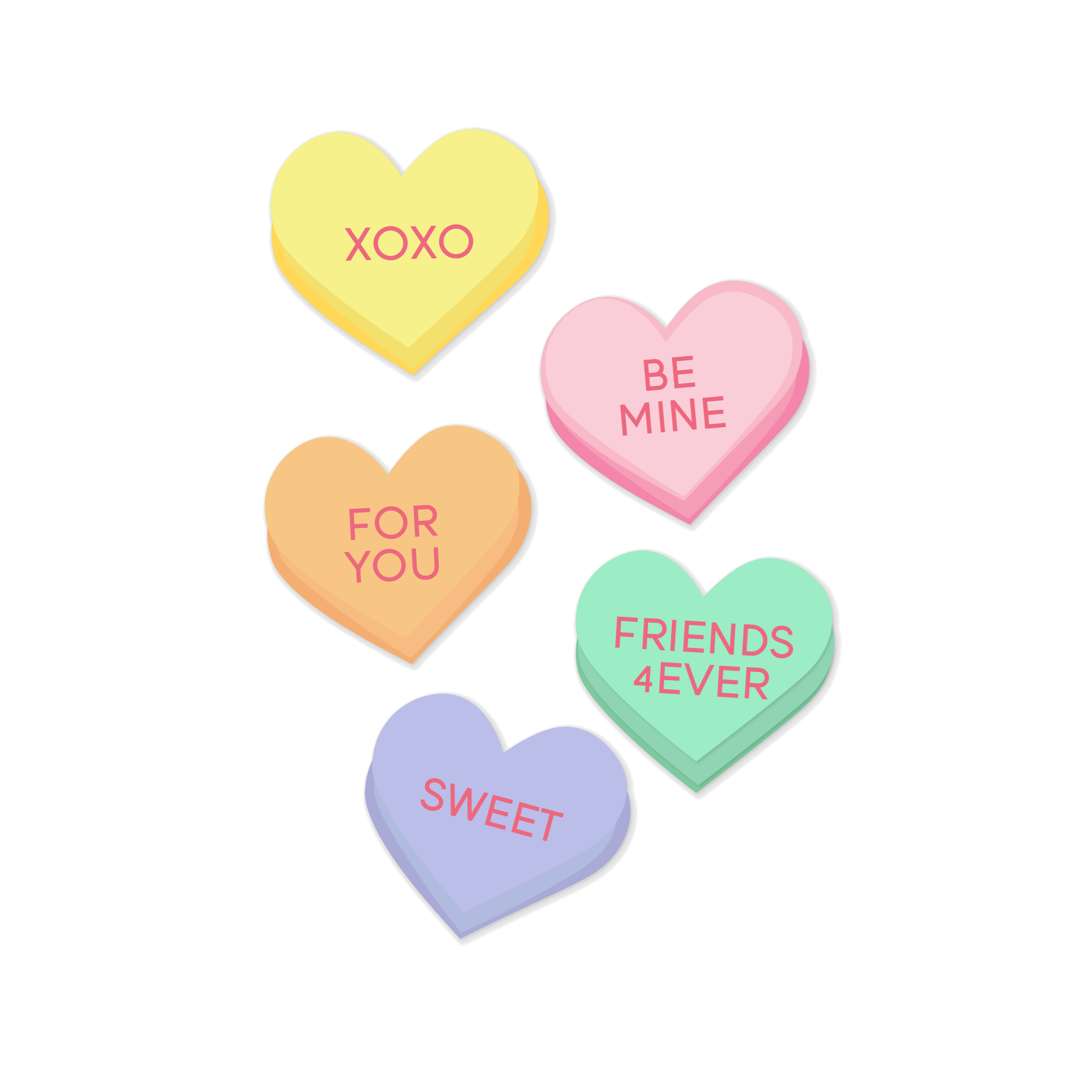 Icons - Valentines Day Conversation Hearts