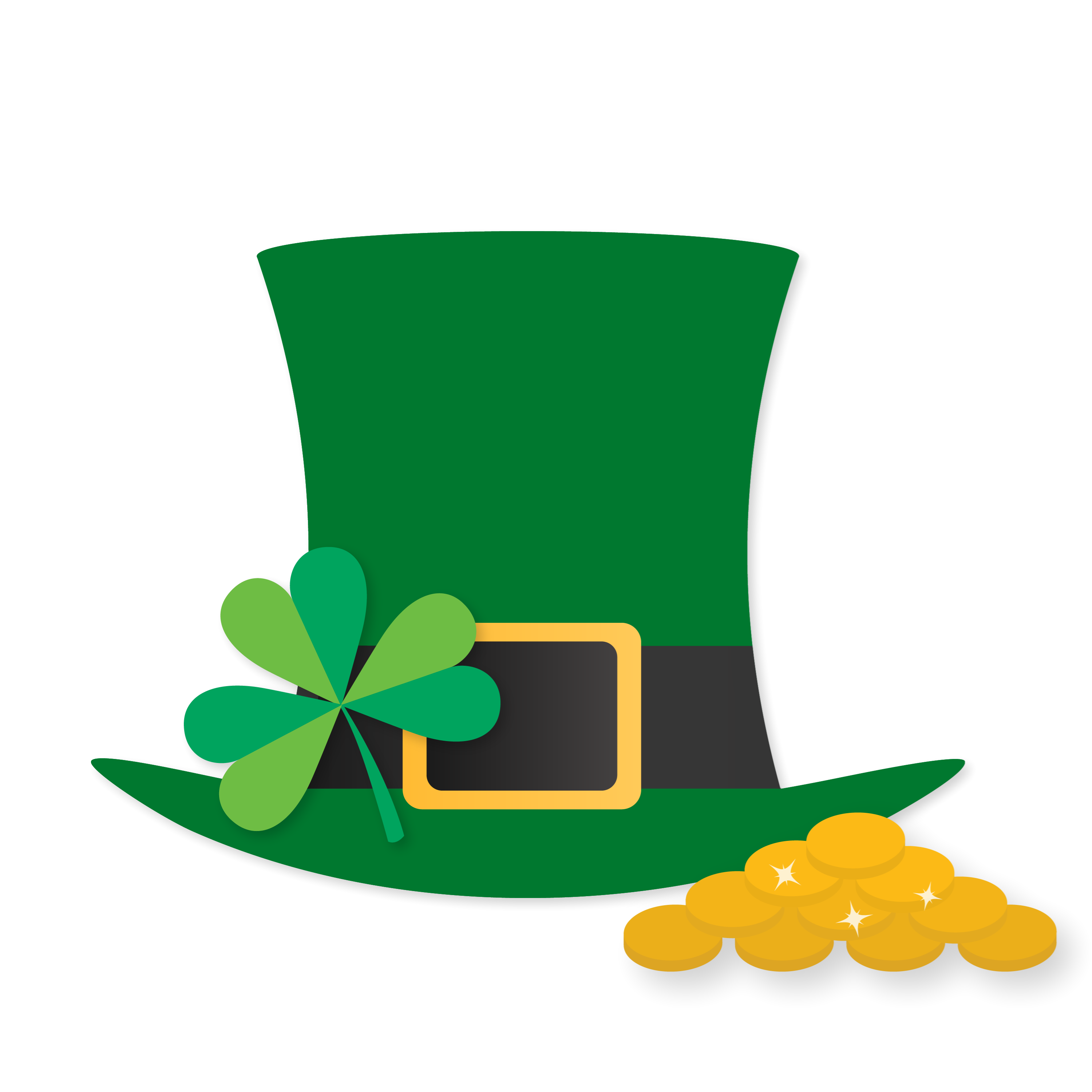 Green Celtic Shamrock