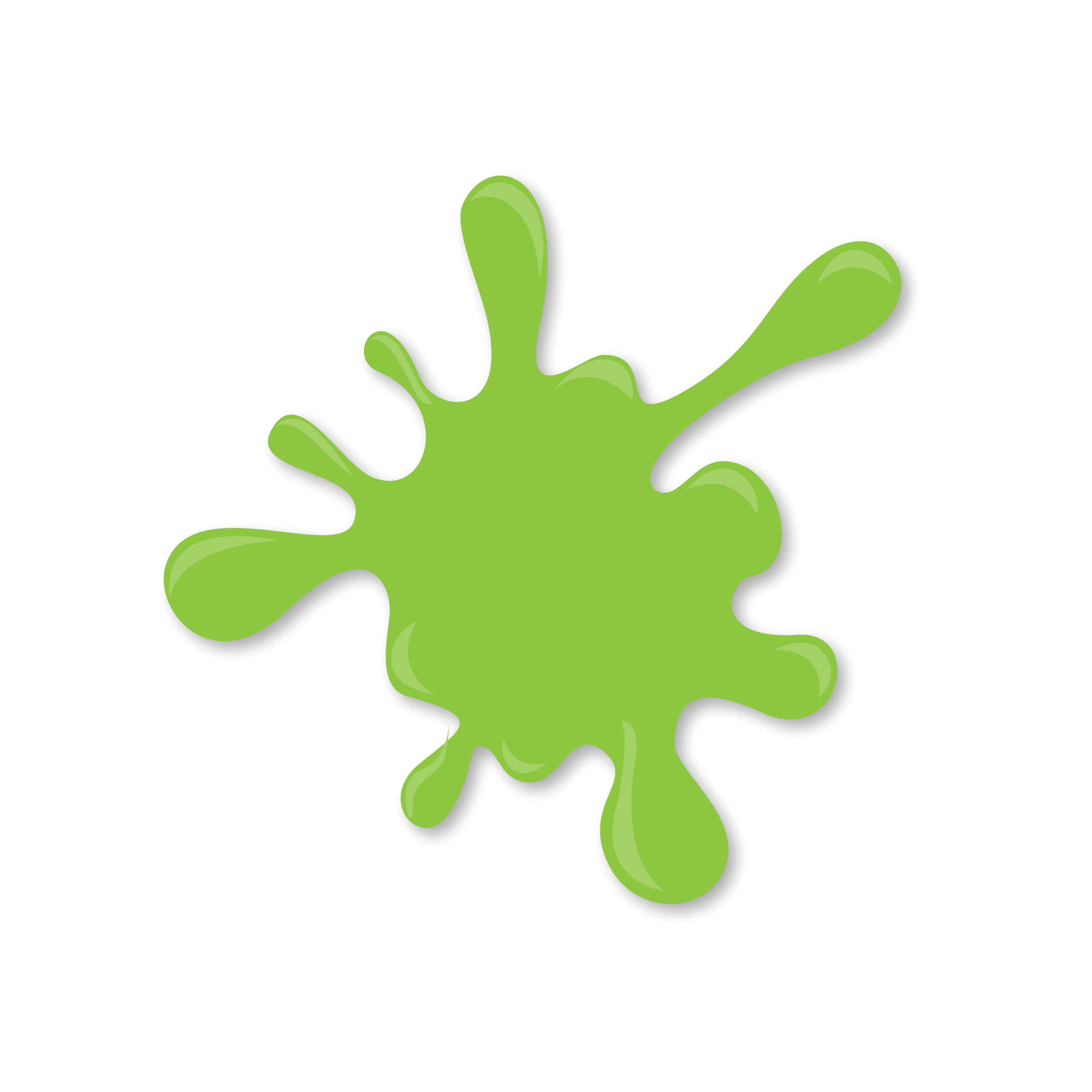 Icons - Paint Slime Splatter - Green