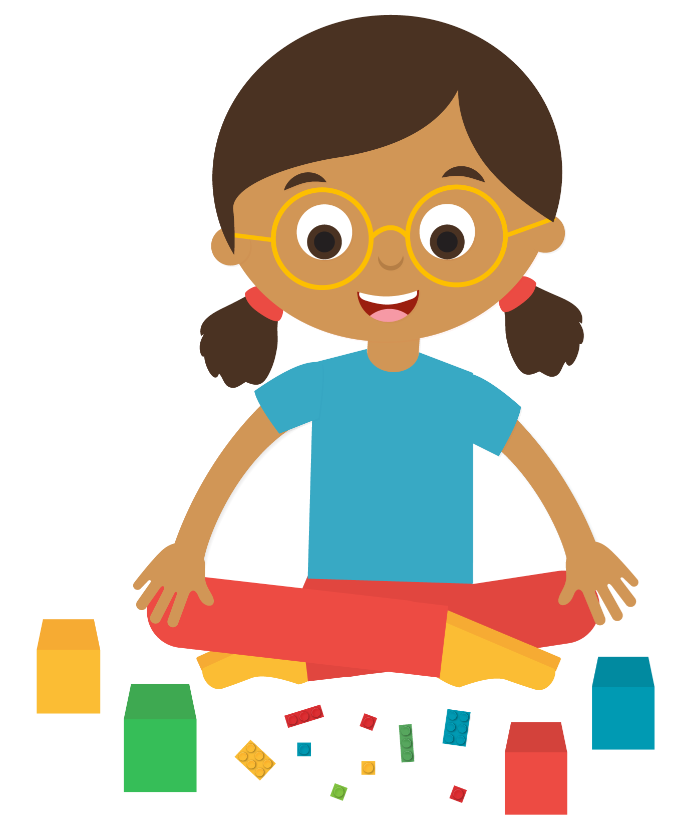 Icons - Storytime Illustrations - Girl Playing 4