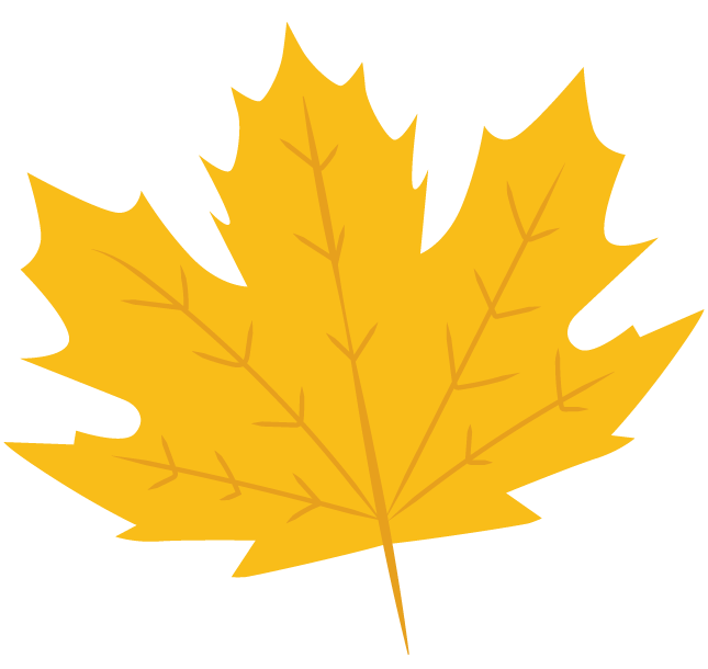 Icons - Fall Leaf Leaves Autumn Maple - Yellow-01.png