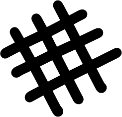 Icons - Grid Drawing - Black