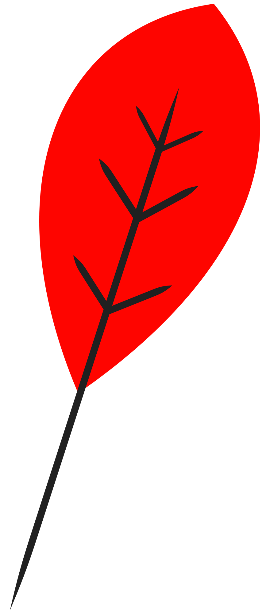 Icons - Leaf - Red