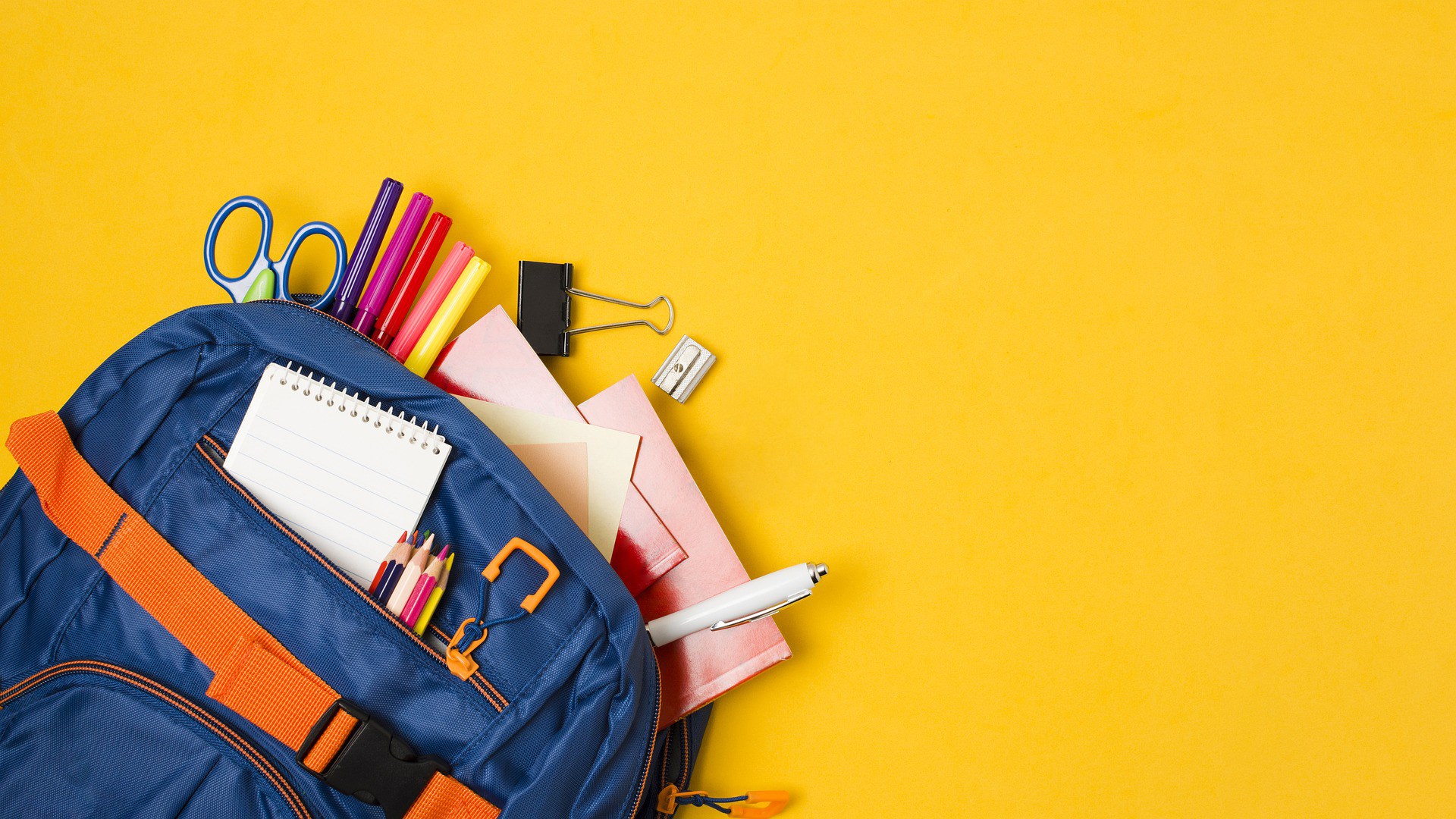 Backpack with School Supplies