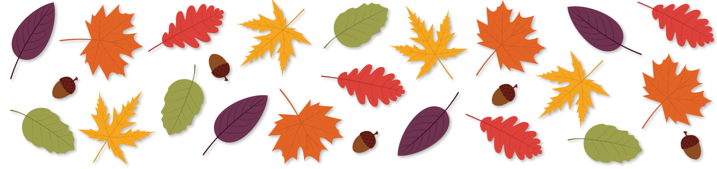 Backgrounds - Fall Leaves Header