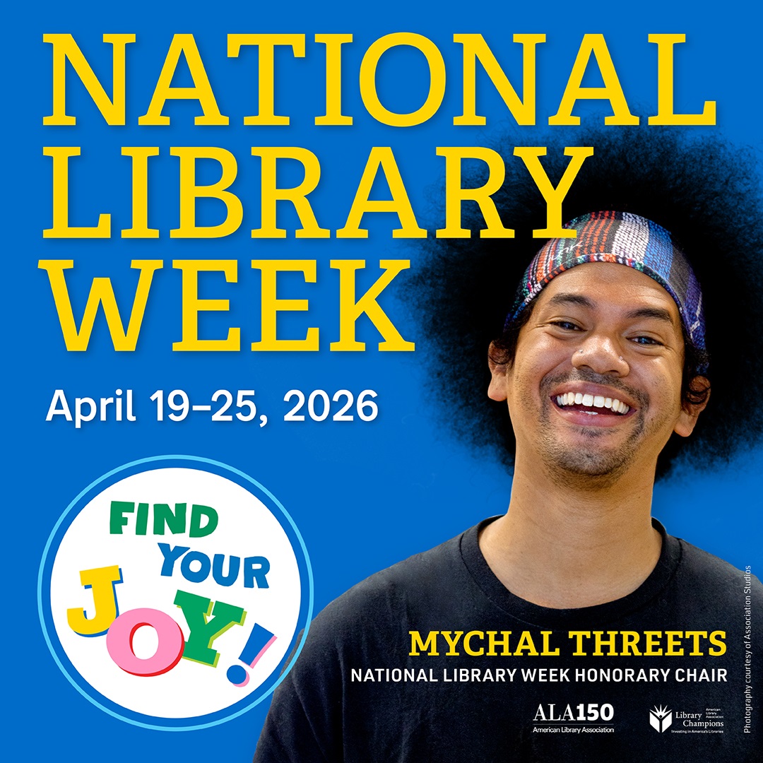 National Library Week 2026 honorary chair Michael Threets