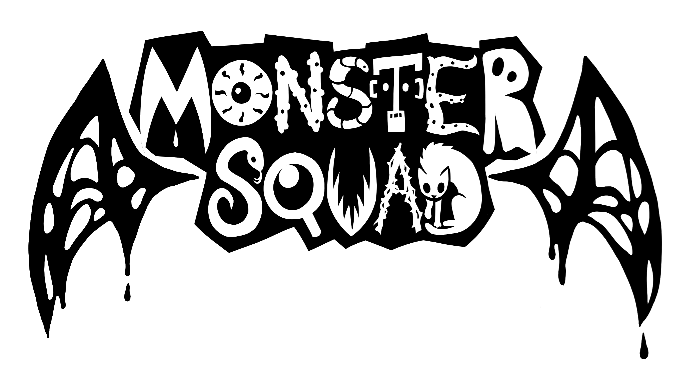 Monster Squad logo for Swansea Library