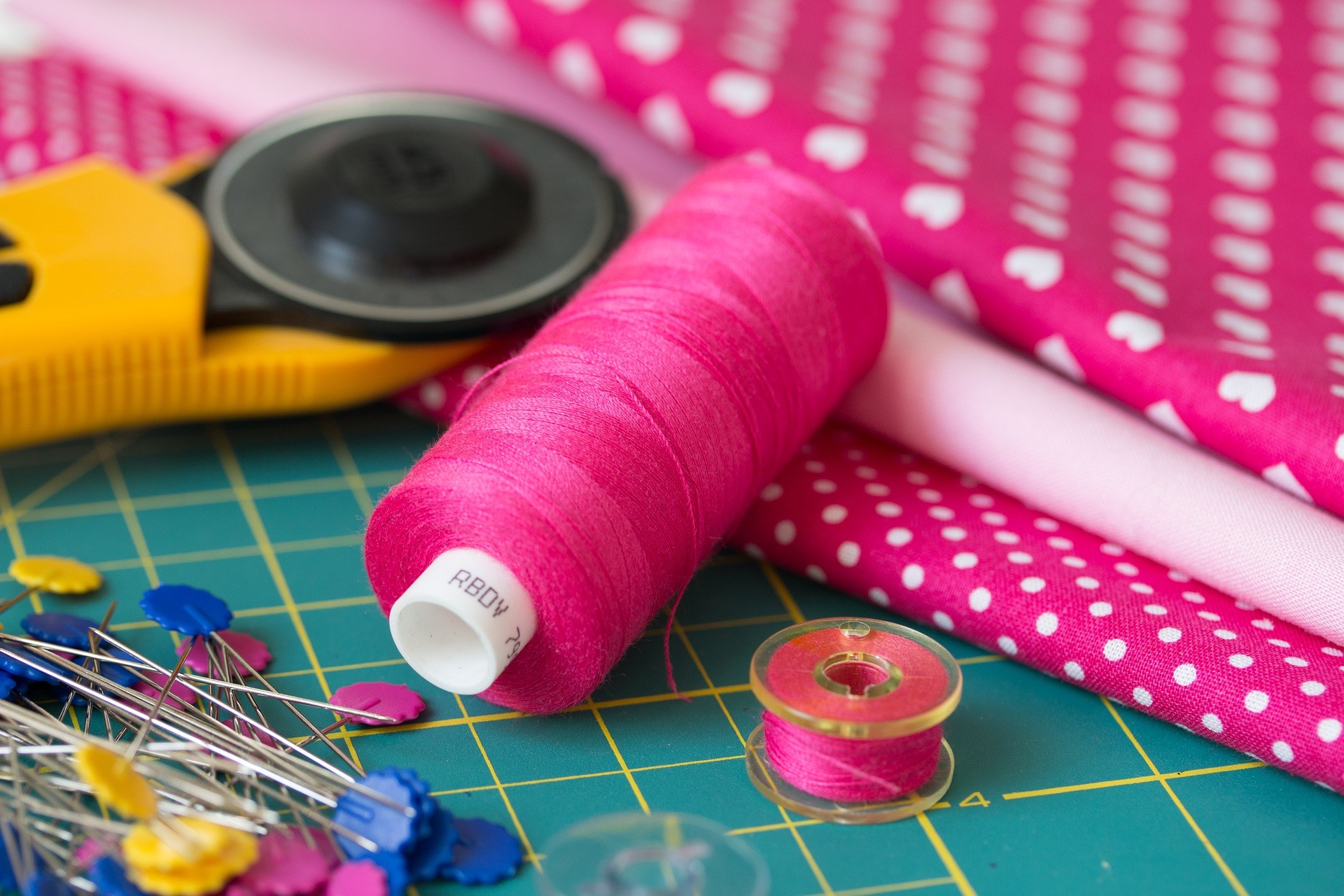Quilting Supplies Tools Sewing Crafts Makerspace Needles Thread Buttons Fabrics