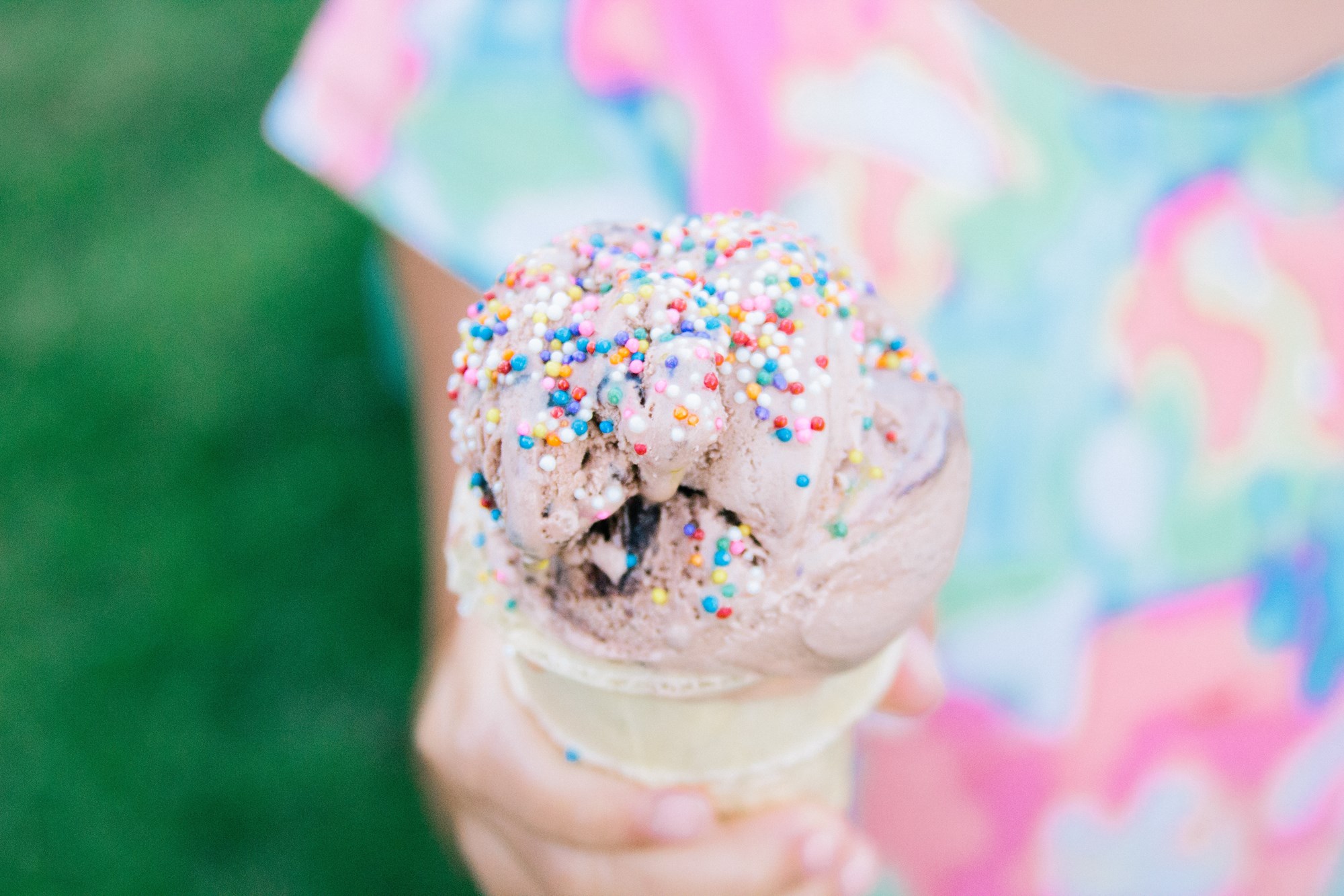 Children Eating Ice Cream