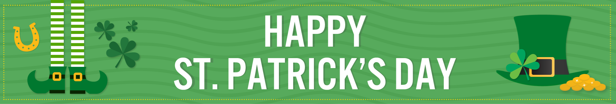 Backgrounds - E-Blast Headers - St. Patrick's Day