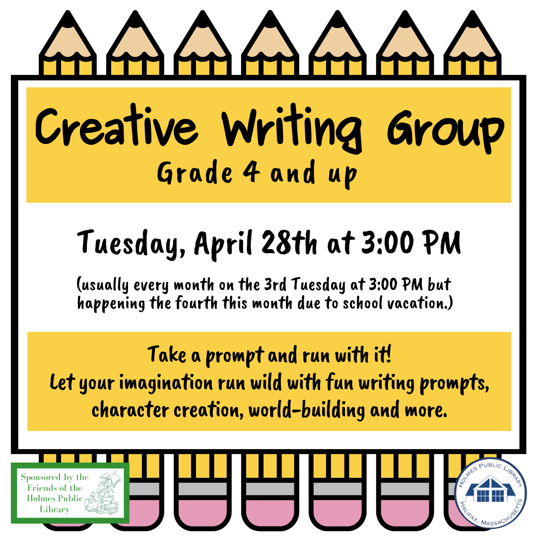 Creative Writing Group April Social