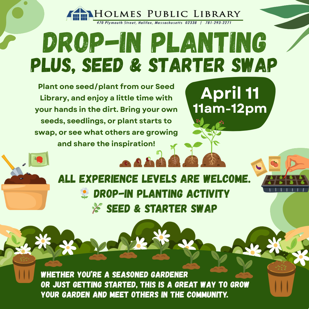 Drop in Planting, Seed and Starter Swap