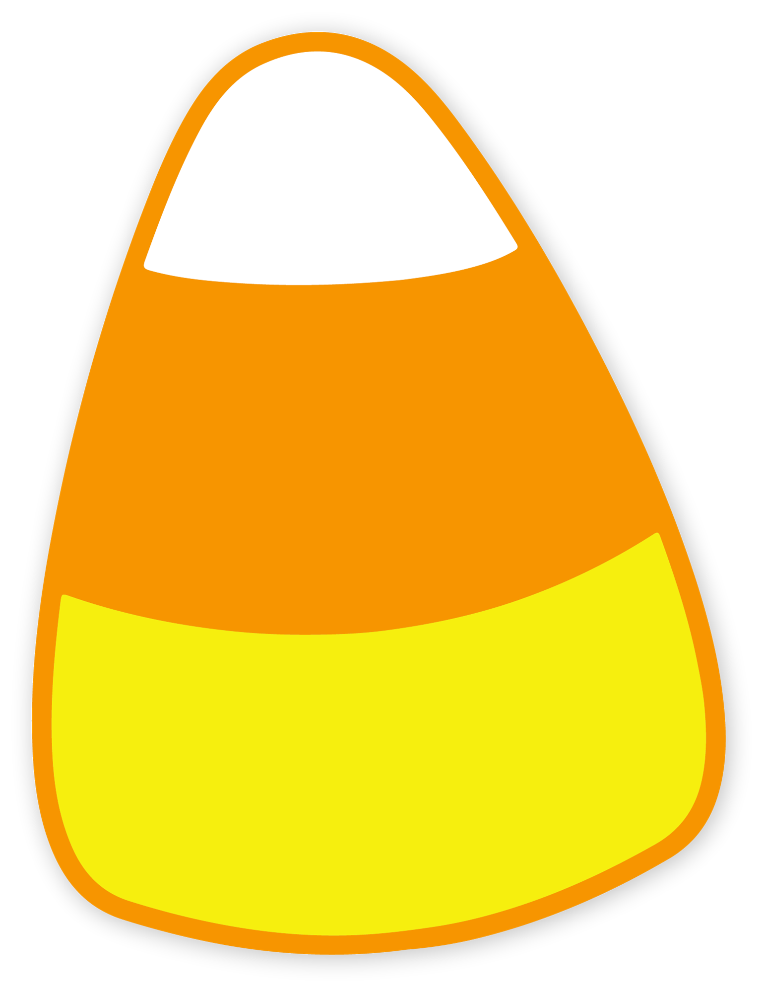 Icons - Candy Corn - Orange Yellow