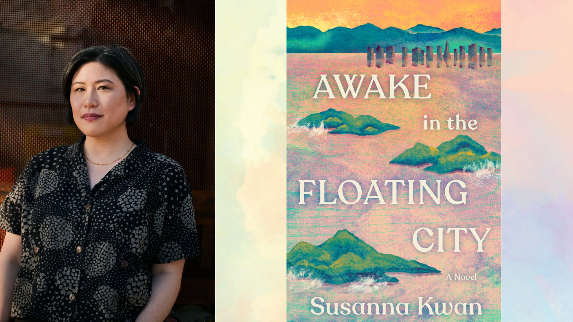 The 2026 One City One Book selection, "Awake in the Floating City," by author Susanna Kwan.
