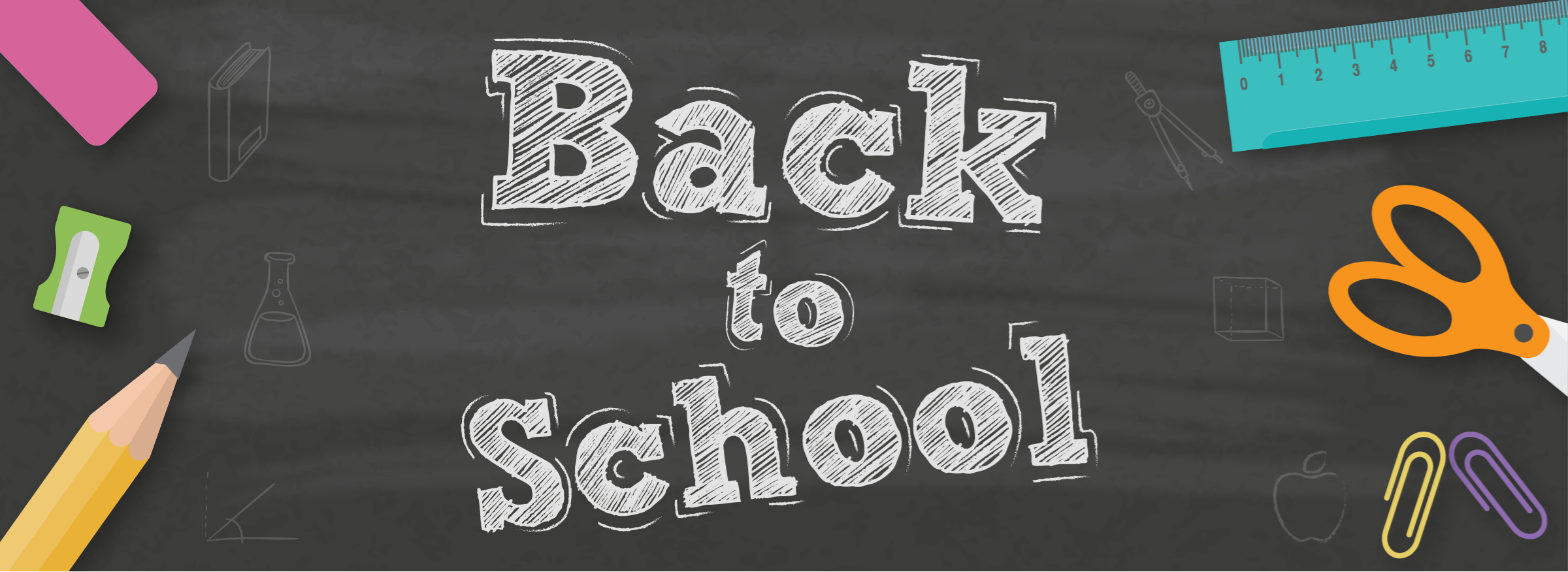Backgrounds - Back to School - Chalk