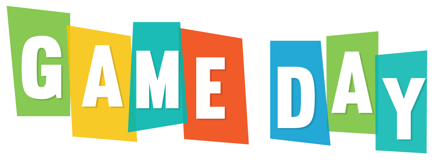 Icons - Game Day Logo - yellow green blue orange