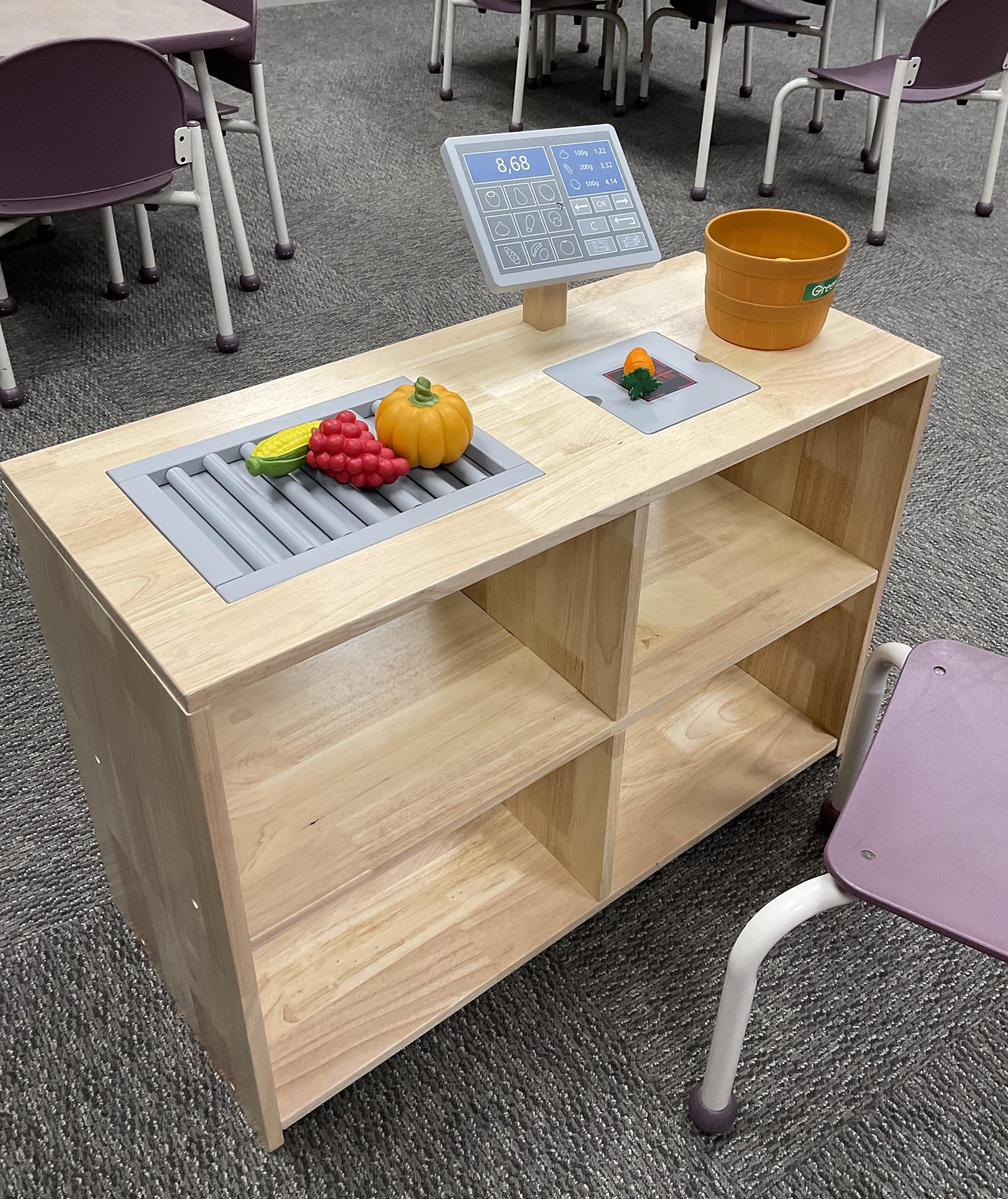 Photo of play checkout stand