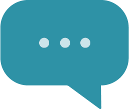 Icon of a Round Conversation Bubble