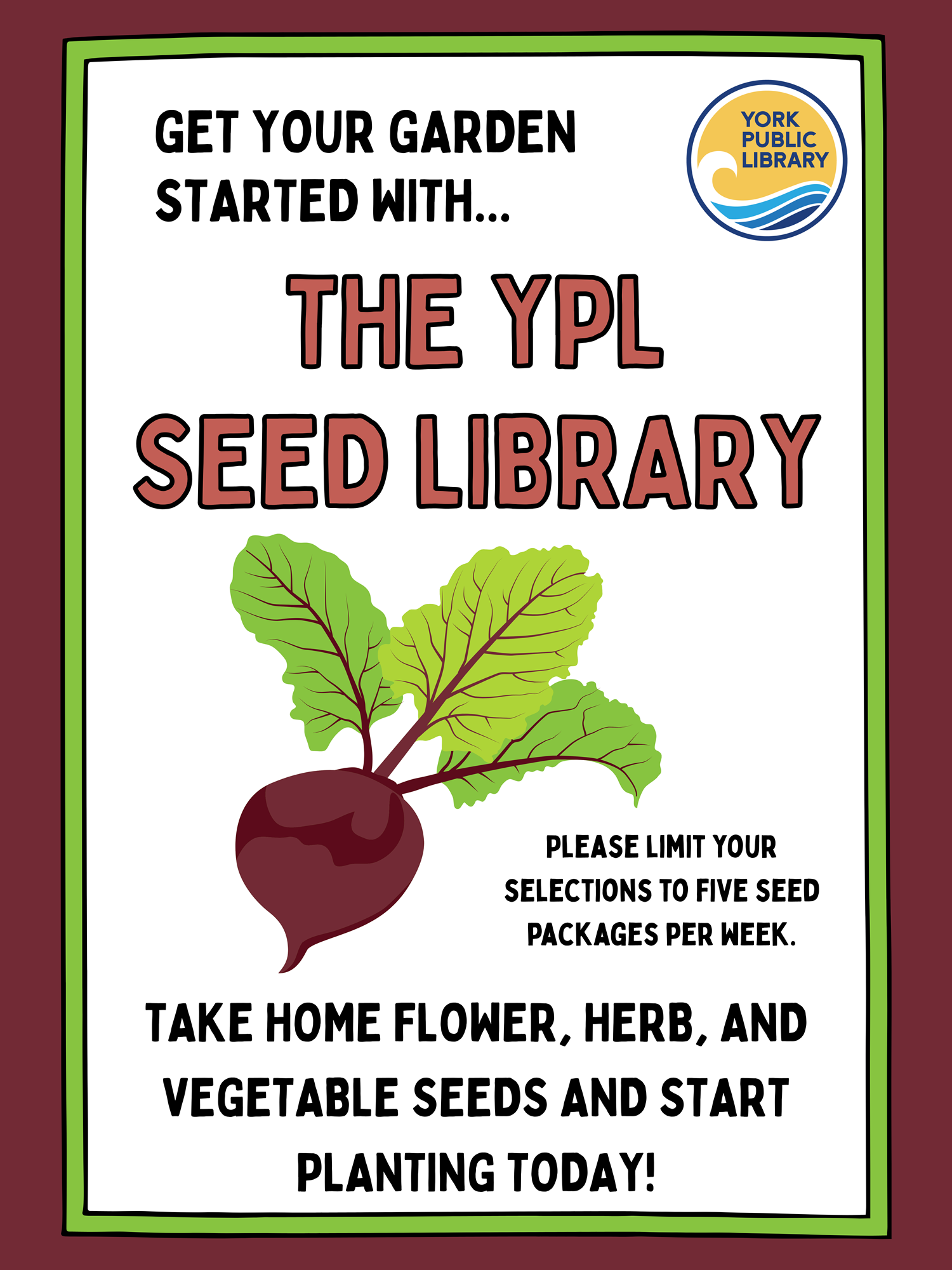 The Seed Library Flyer