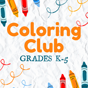 coloring club grades K-5