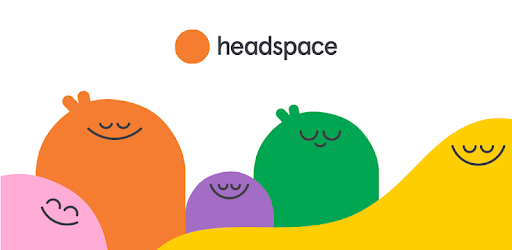 Headspace graphic featuring contented shapes. 