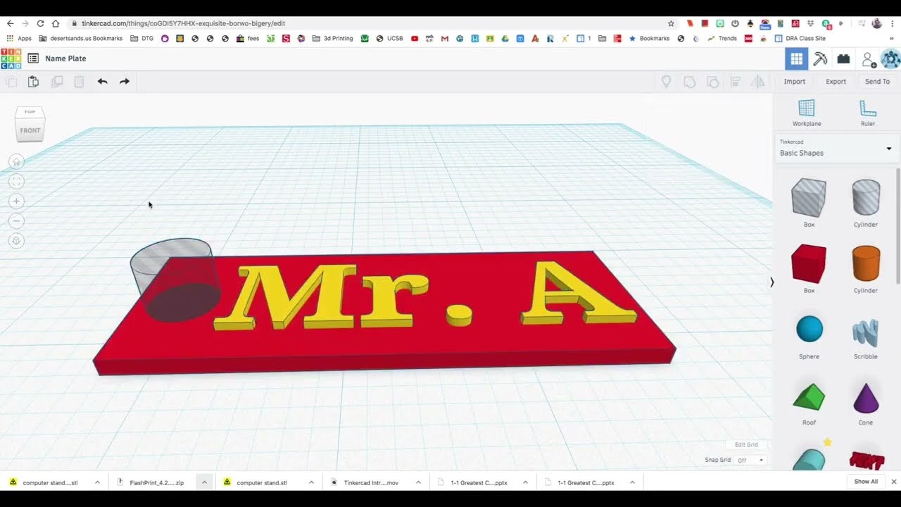 TinkerCAD program