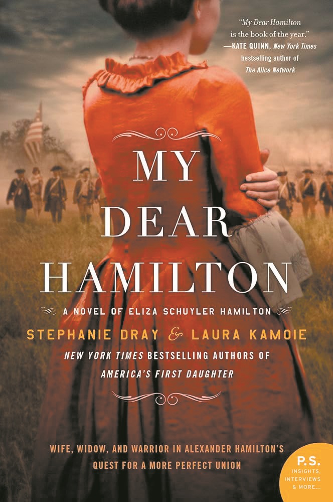 My Dear Hamilton book with woman's back on cover