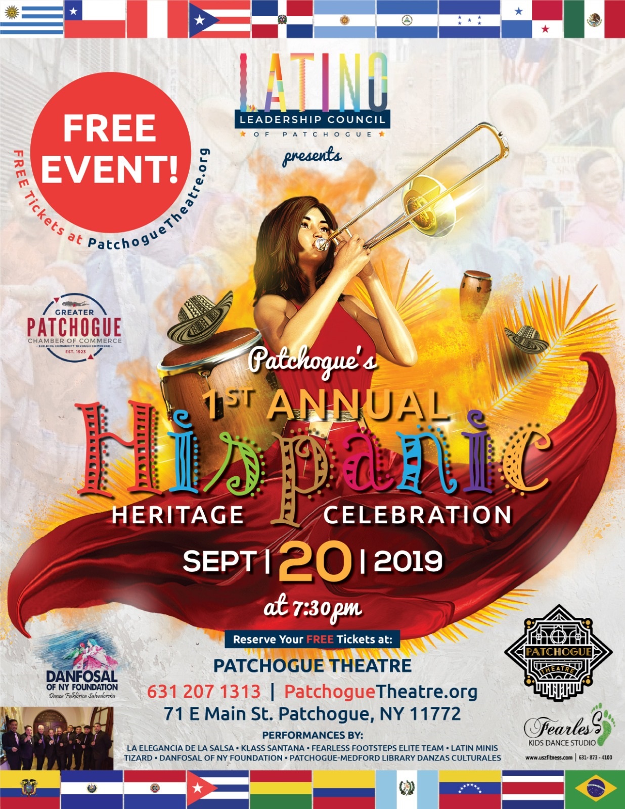 Hispanic Heritage Celebration -- for more information call 631-207-1313