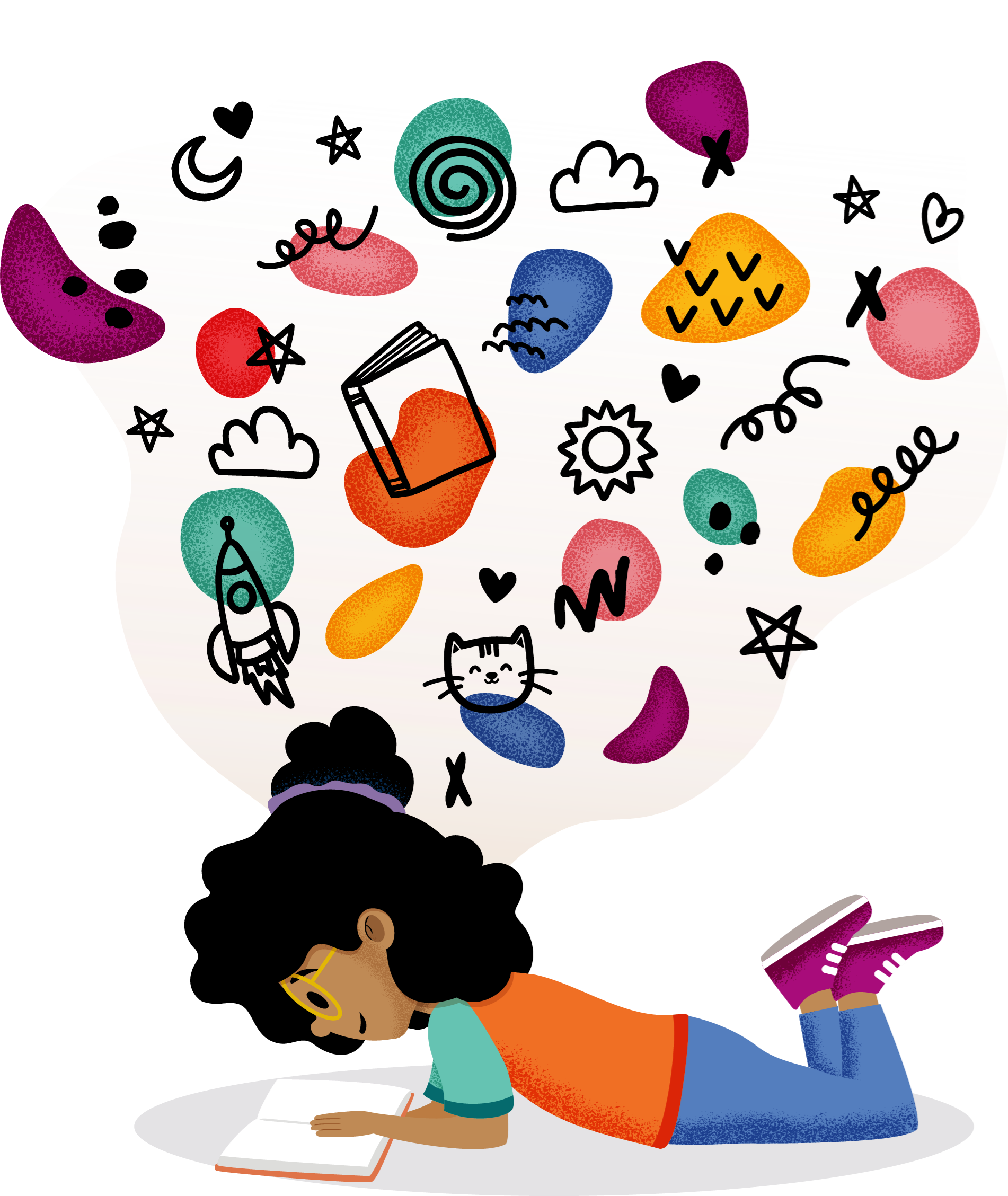 Icons - Person Reading Left