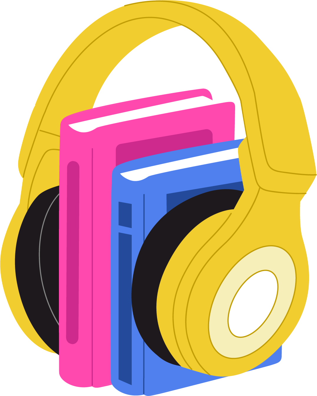 Icons - Headphones - Yellow