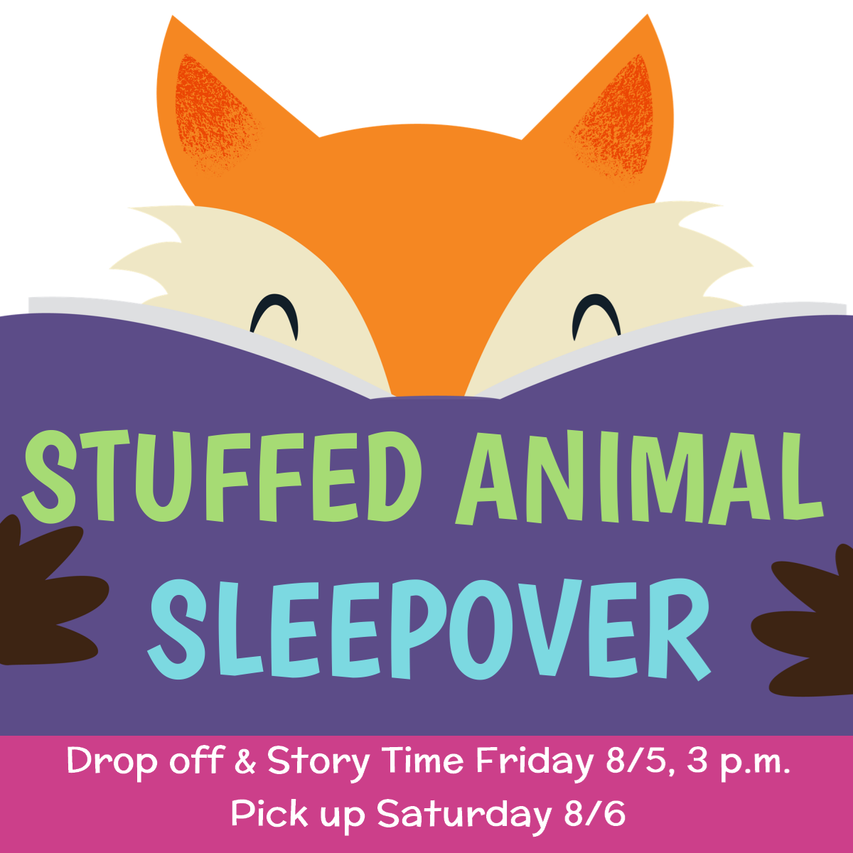 Summer Reading: Stuffed Animal Sleepover (Main)