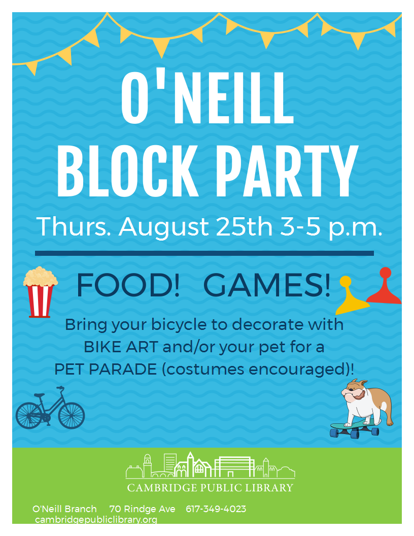 Summer Reading: Block Party (O'Neill)