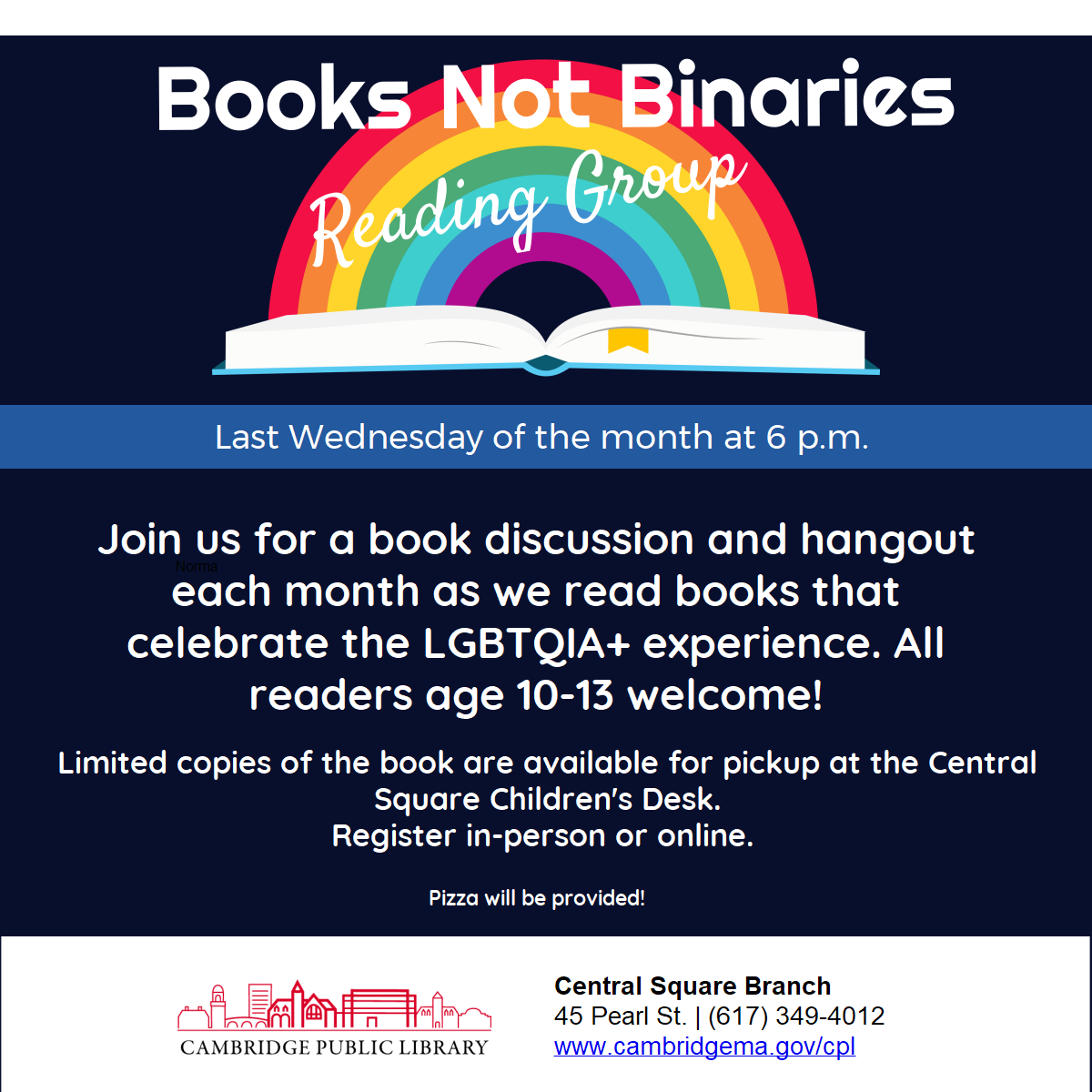 Books Not Binaries Reading Group (Main)