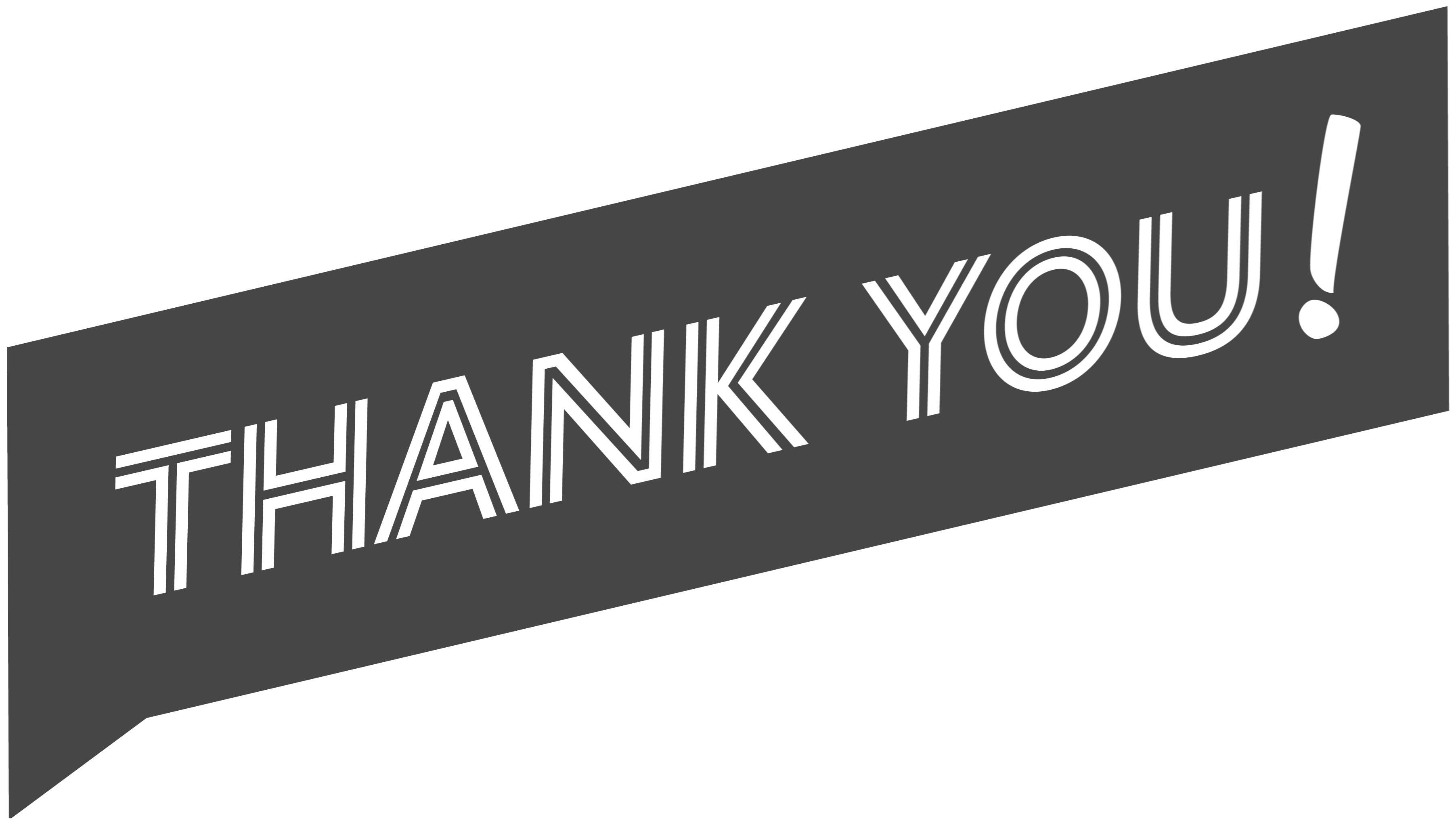 Icons - Thank You - Gray