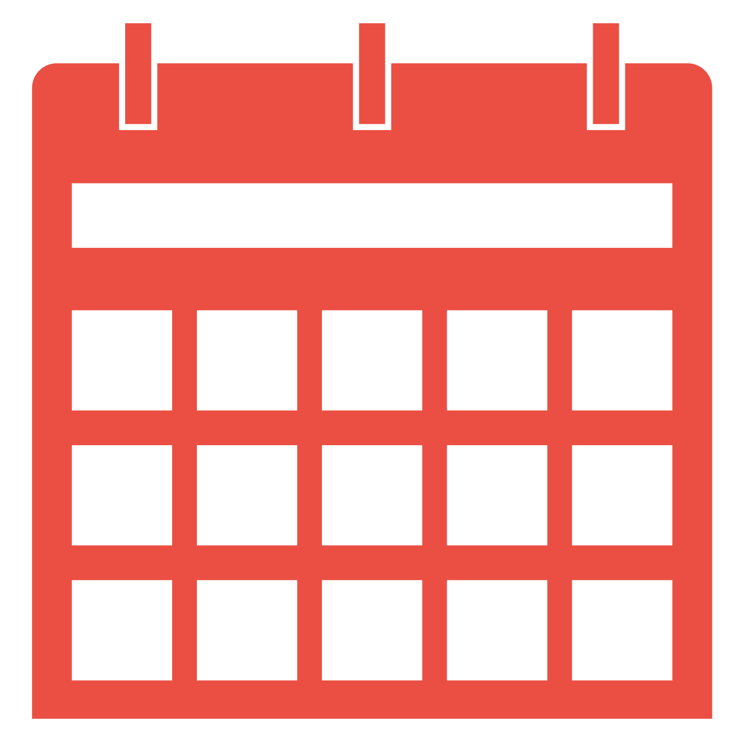Icons - Infographics Calendar Months Dates Years Days - Red