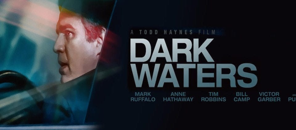 Dark Waters 2019 movie poster