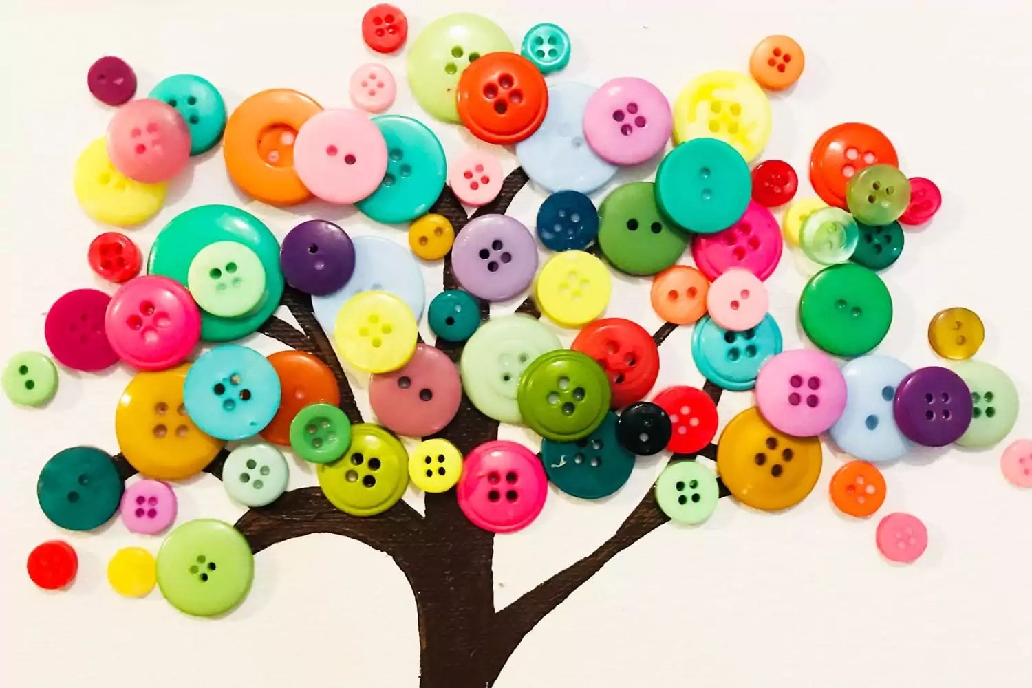 Button tree craft