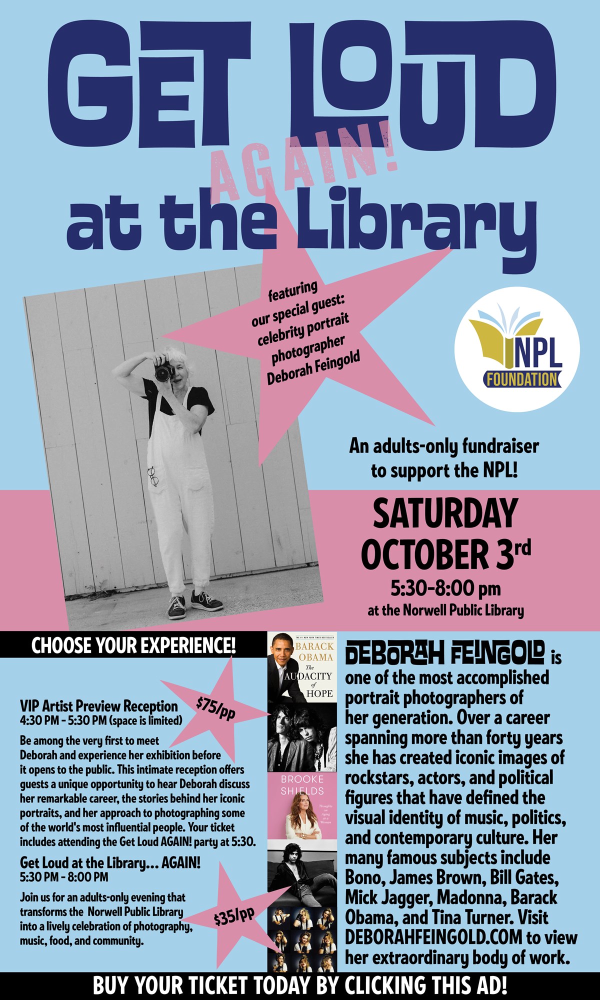 Save the Date for the NPL Foundation's October 3rd event
