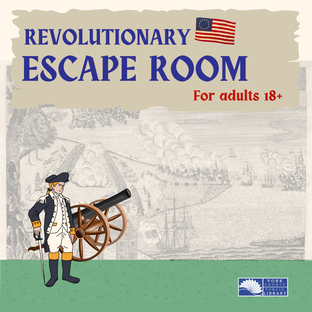 Person in colonial costume with a cannon
