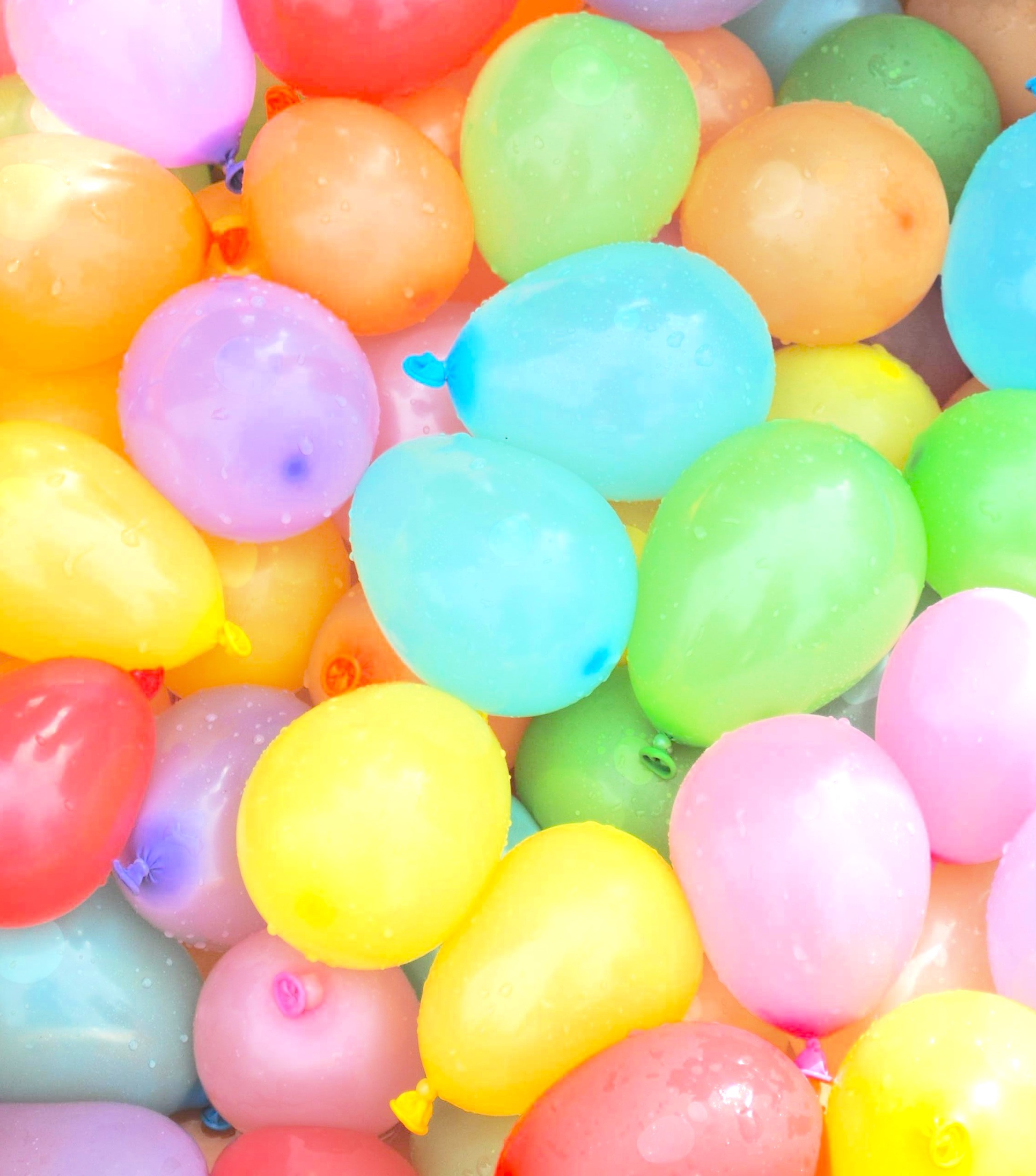 Colorful water balloons