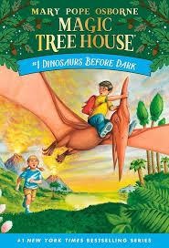 Book cover: Dinosaurs Before Dark by Mary Pope Osborne